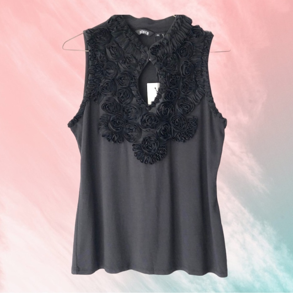 Stera black top size M new